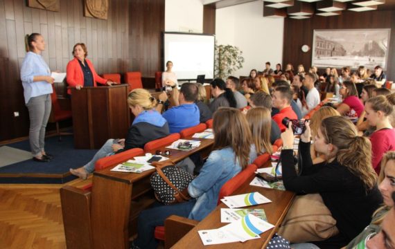 Prijem za učenike i profesore iz Francuske, Finske i Italije koji u Koprivnici borave u sklopu programa Erasmus +