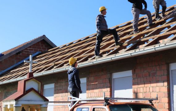 Rekonstrukcija krovišta Društvenog doma u Štaglincu