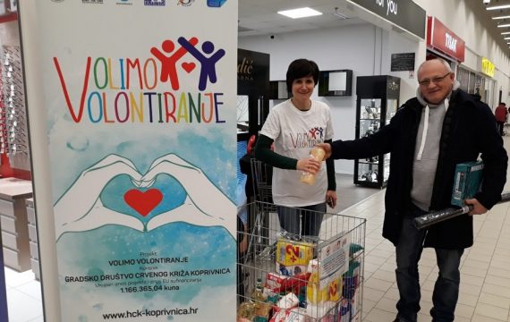 U robnim centrima KTC i Kaufland prikupljeno 270 kilograma raznih prehrambenih namirnica