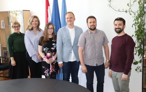 Prijem za “olimpijku” Martu Kunštić kod gradonačelnika Jakšića