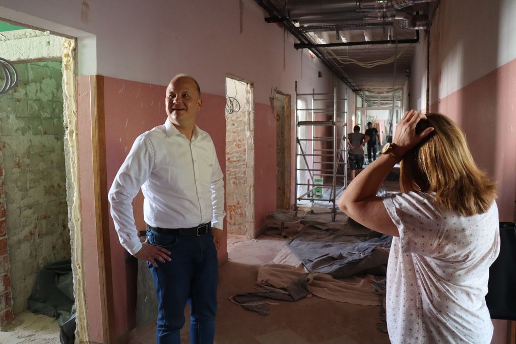 Obilazak radova energetska obnova OŠ Đuro Ester