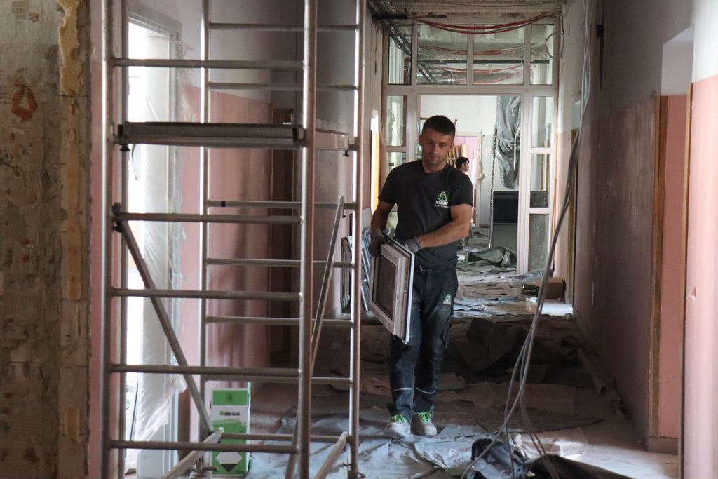 Obilazak radova energetska obnova OŠ Đuro Ester