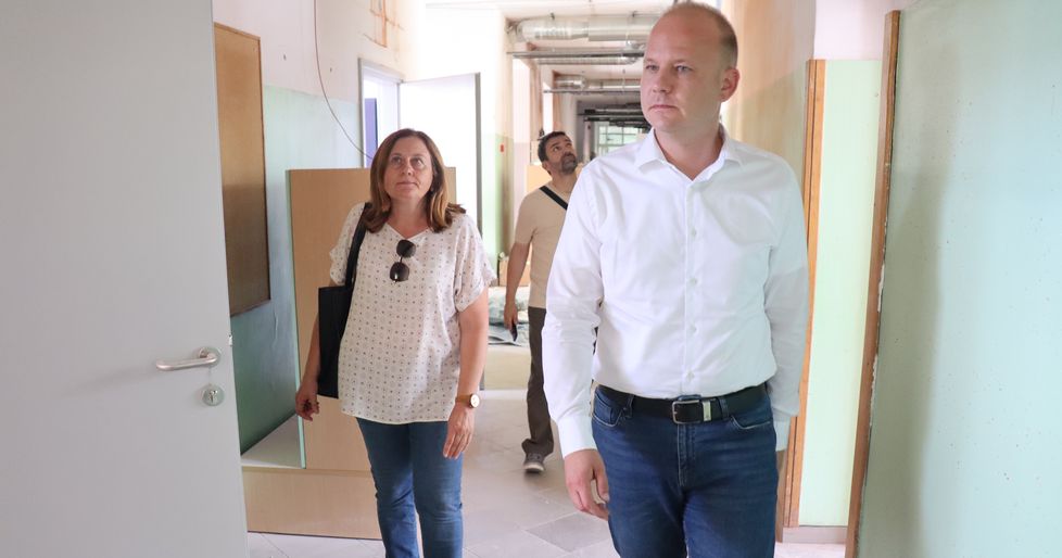 Obilazak radova energetska obnova OŠ Đuro Ester