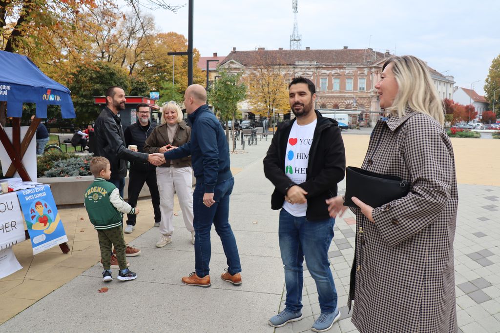 Na Zrinskom trgu obilježen Europski dan darivanja organa i tkiva