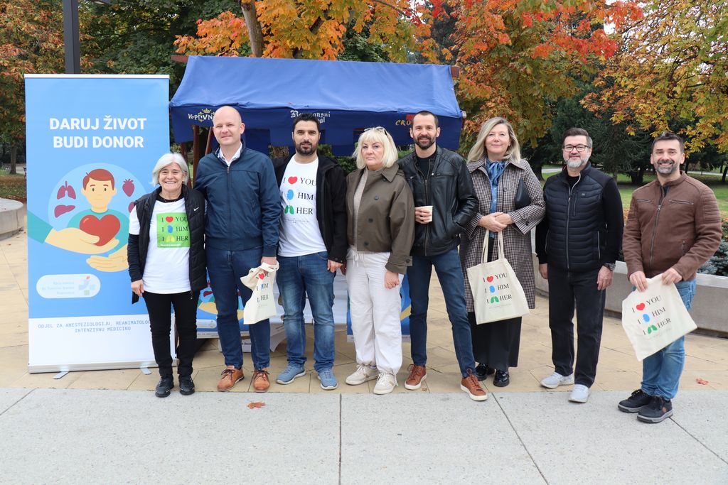 Na Zrinskom trgu obilježen Europski dan darivanja organa i tkiva