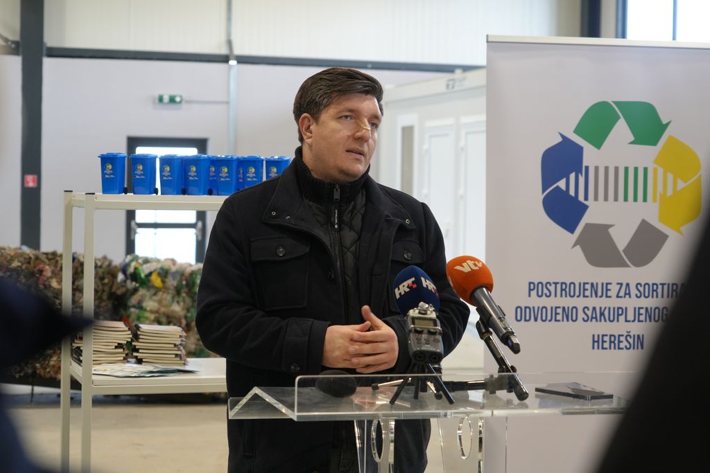 Završena realizacija projekta postrojenja za sortiranje otpada u Herešinu