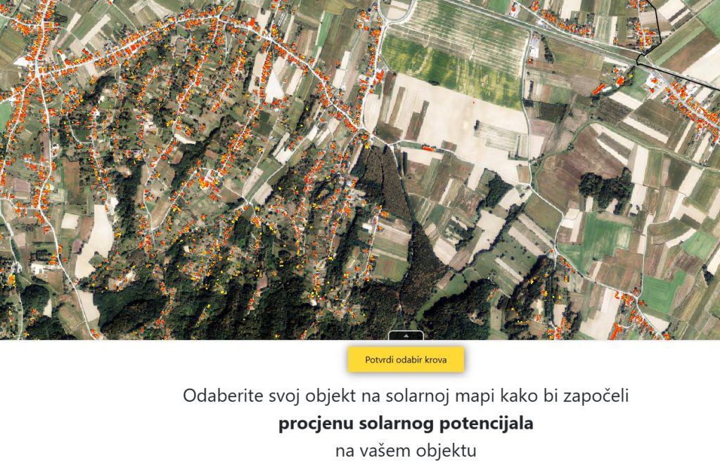 mapa solarnog potencijala