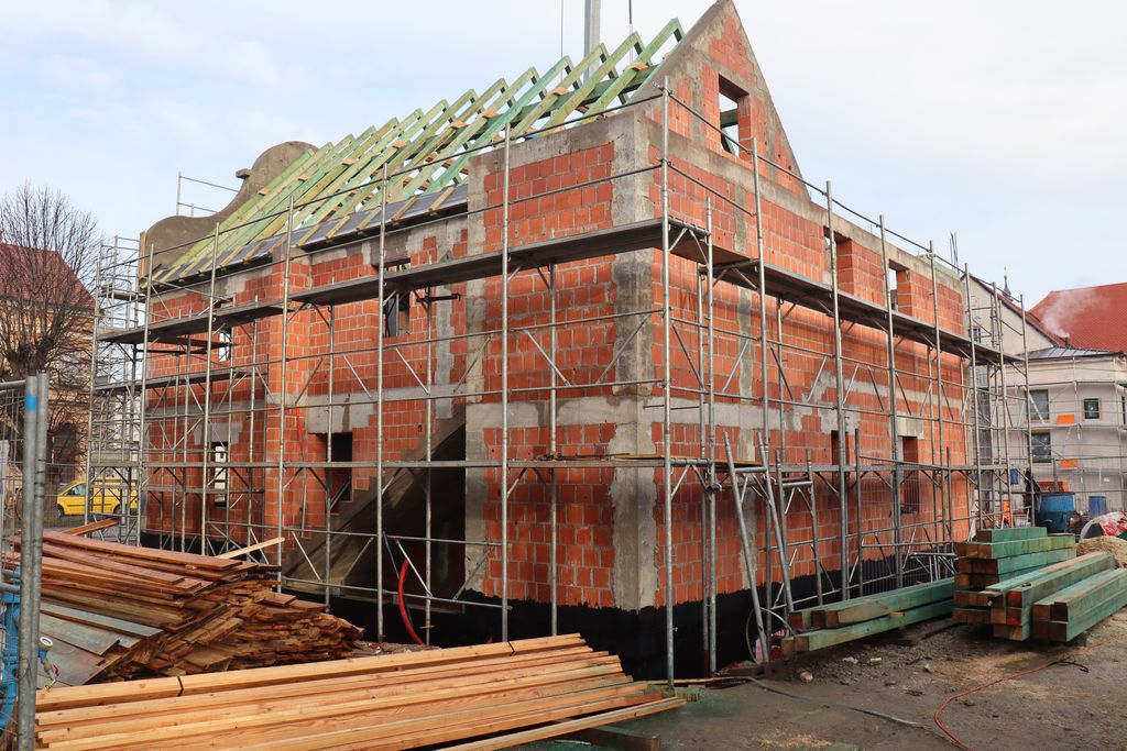 Obilazak radova na rekonstrukciji zgrade Esterova 19 – budućeg Interpretacijskog centra fra Fortunata Pintarića