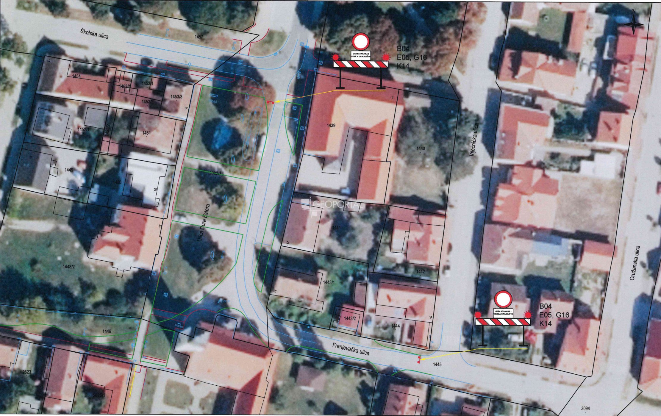 Obavijest zatvaranje prometa