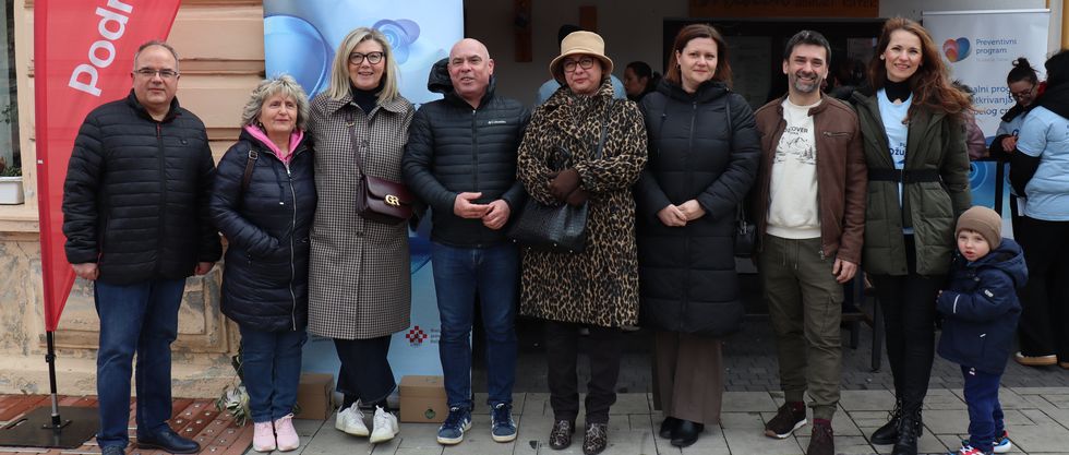Obilježen Plavi ožujak u Koprivnici: građani se odazvali preventivnoj akciji „Pregledaj se za život“