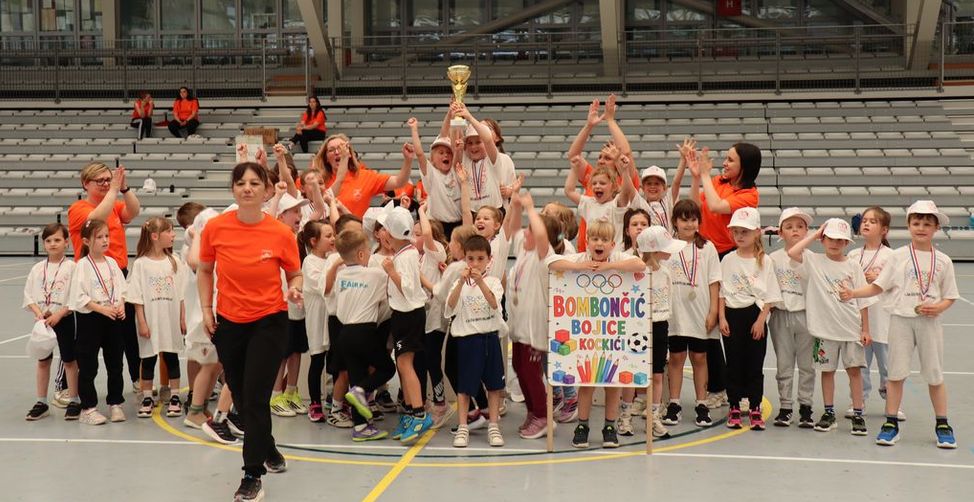 Mali olimpijci ispunili dvoranu Bepo na 22. Olimpijskom festivalu dječjih vrtića u Koprivnici
